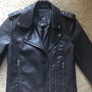 Faux leather Moto jacket